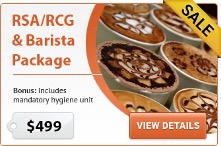 RSA, RCG, and barista package offer